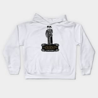 Laurel & Hardy Quotes: 'I Had A Dream I Was Awake and Woke Up to Find Myself Asleep' Kids Hoodie